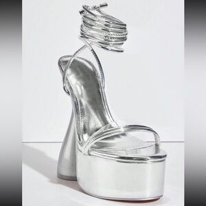 Silver heels